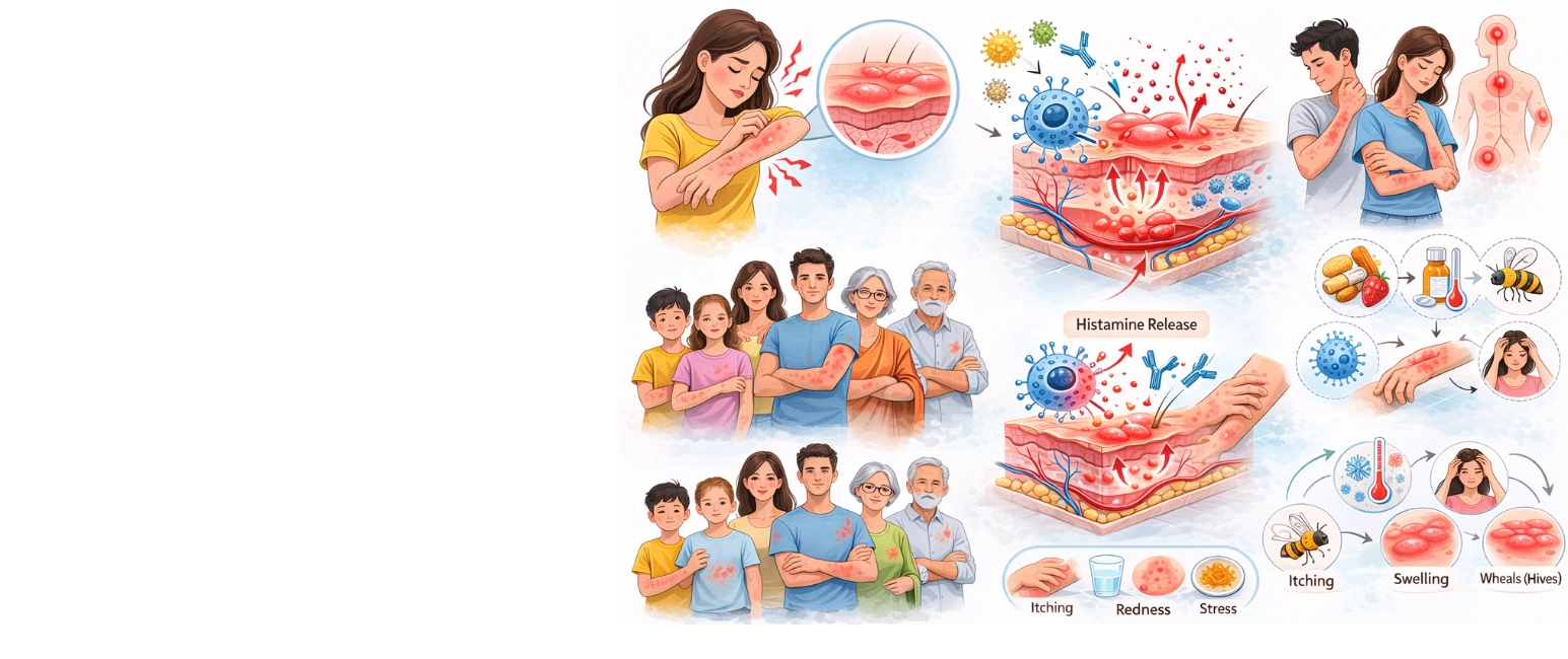 Urticaria causes and triggers