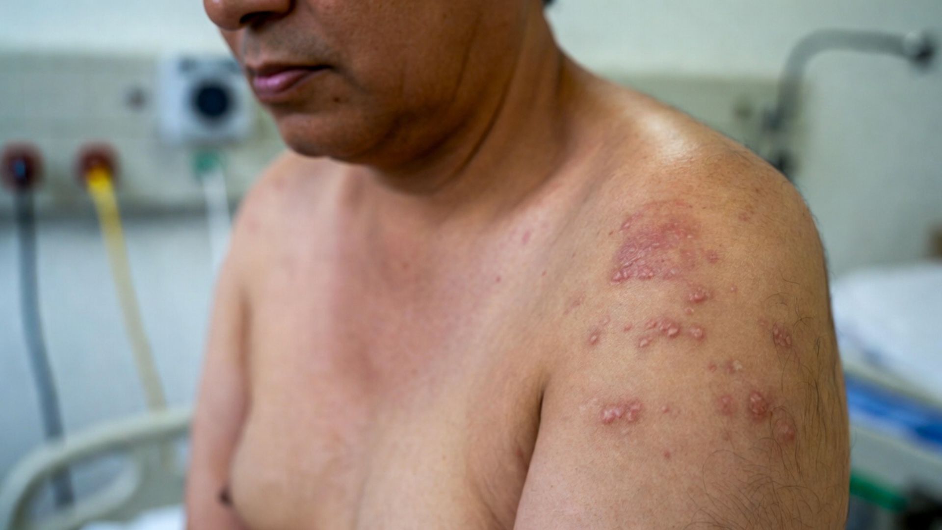 A 48-year-old patient Steroid-Dependent Chronic Urticaria