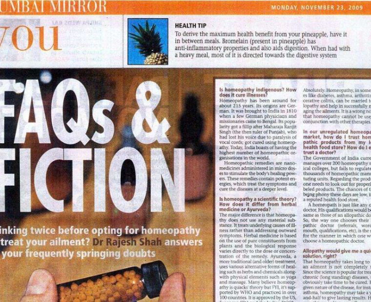 Mumbai Mirror interview