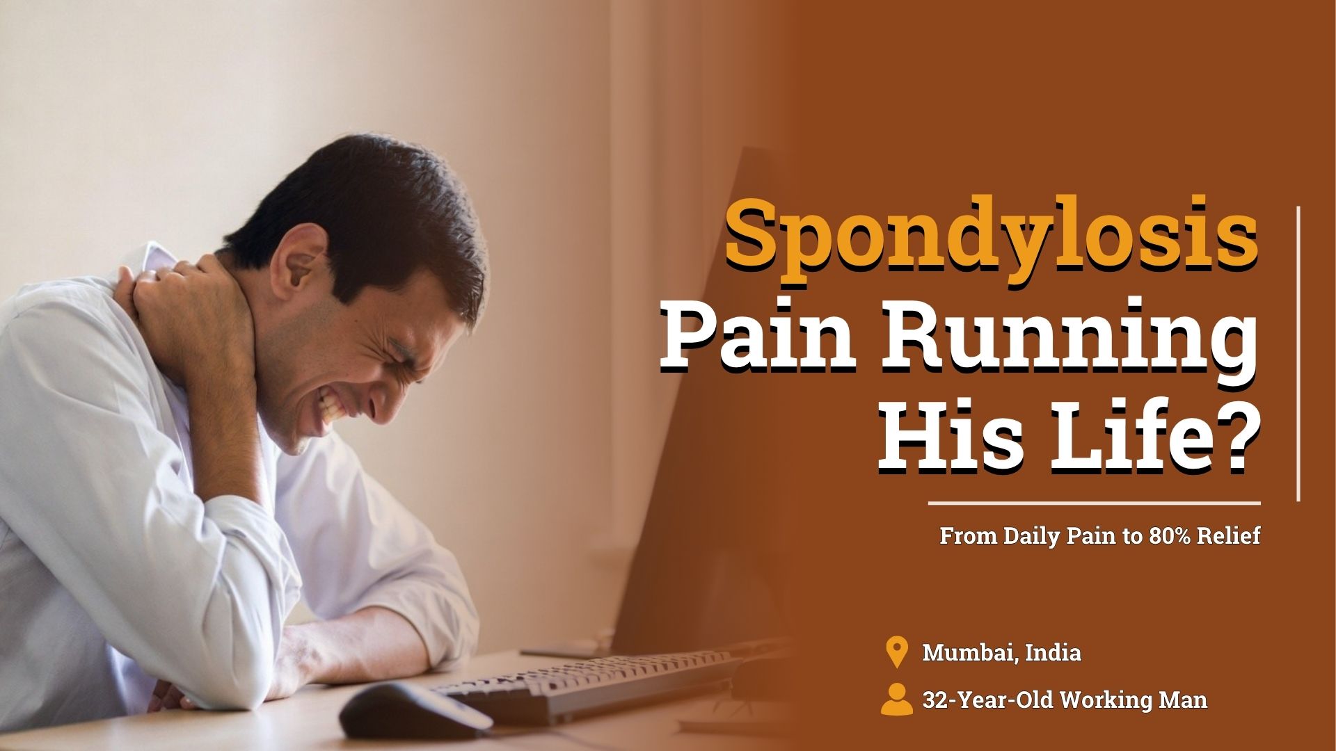 Spondylosis Pain Running His Life 45193