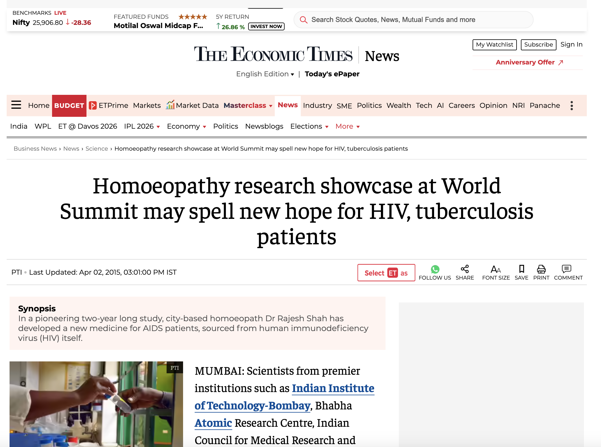 Introducing new drugs prepared from HIV virus and Tuberculosis bacteria