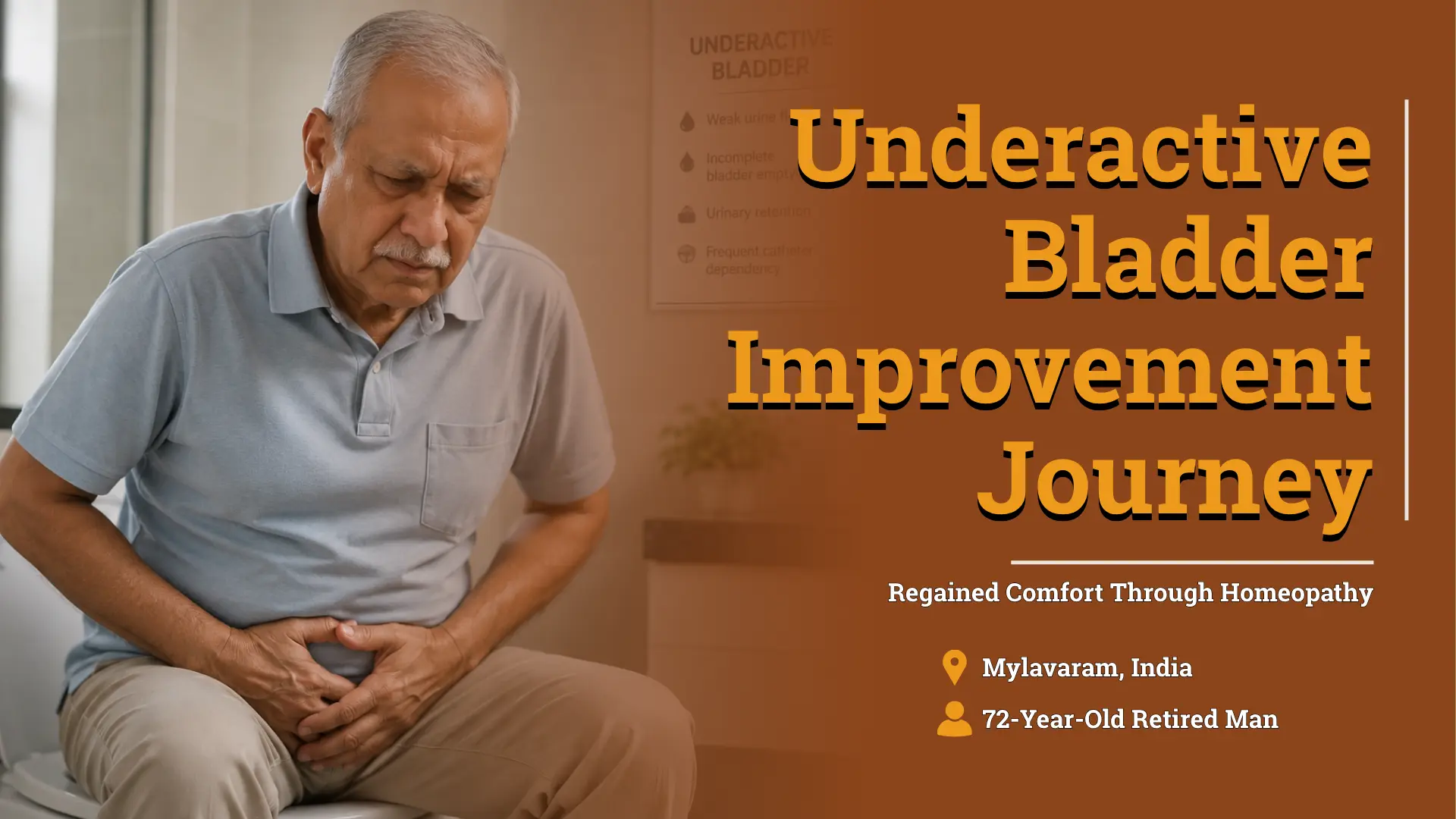 Homeopathic Support in an Elderly Patient with Underactive Bladder: A Case Study