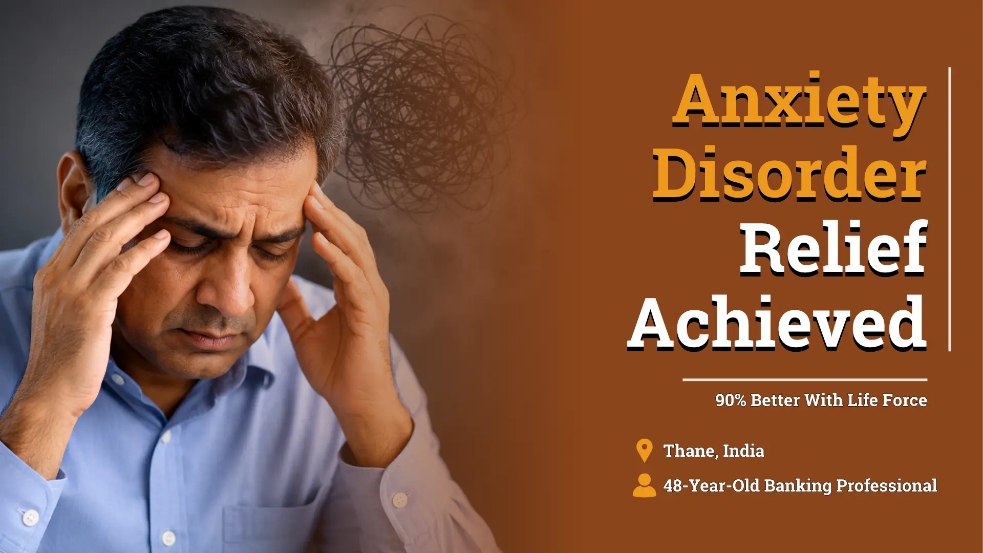 Anxiety disorder relief achieved with homeopathic treatment in Thane