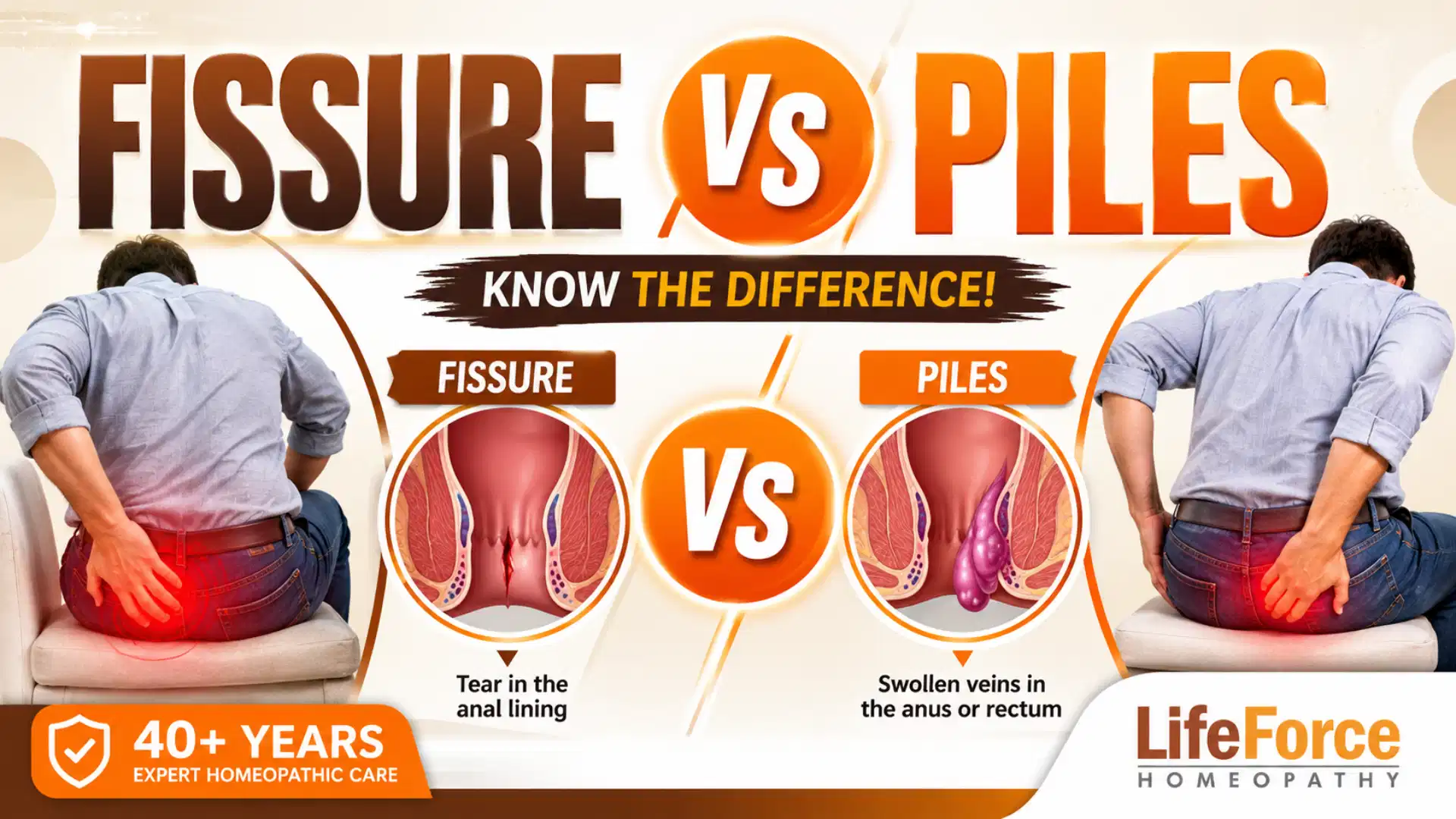 Anal Fissure vs Piles: Understanding the Difference, Symptoms, Causes, and Homeopathic Care
