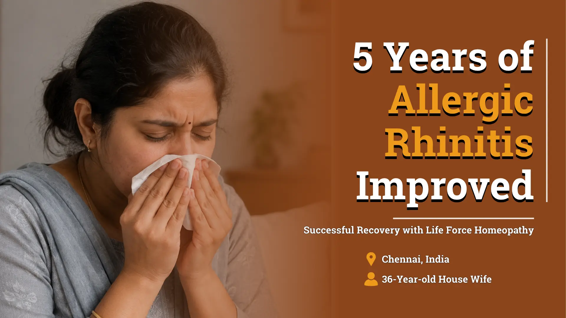 5 Years of Allergic Rhinitis Improved With Homeopathy