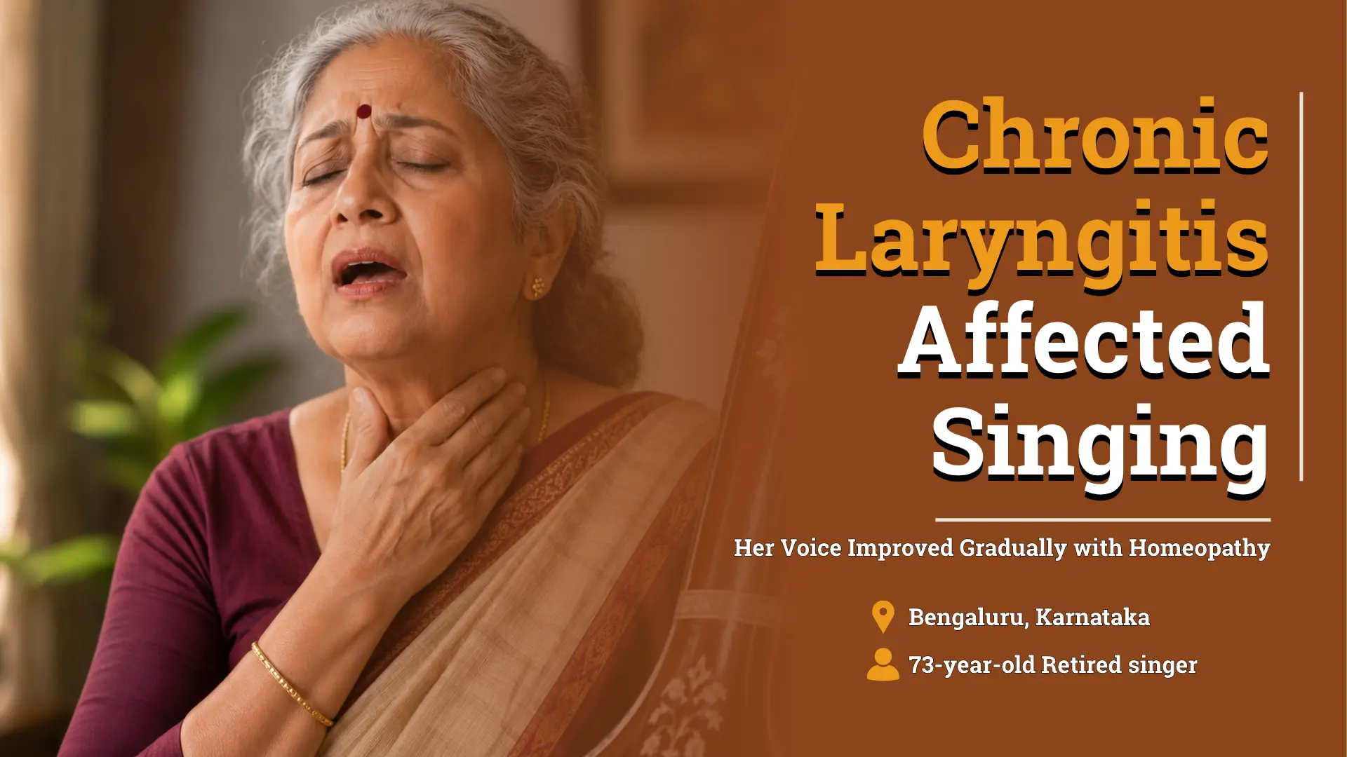 73-Year-Old Classical Music Lover Finds Relief From Chronic Laryngitis