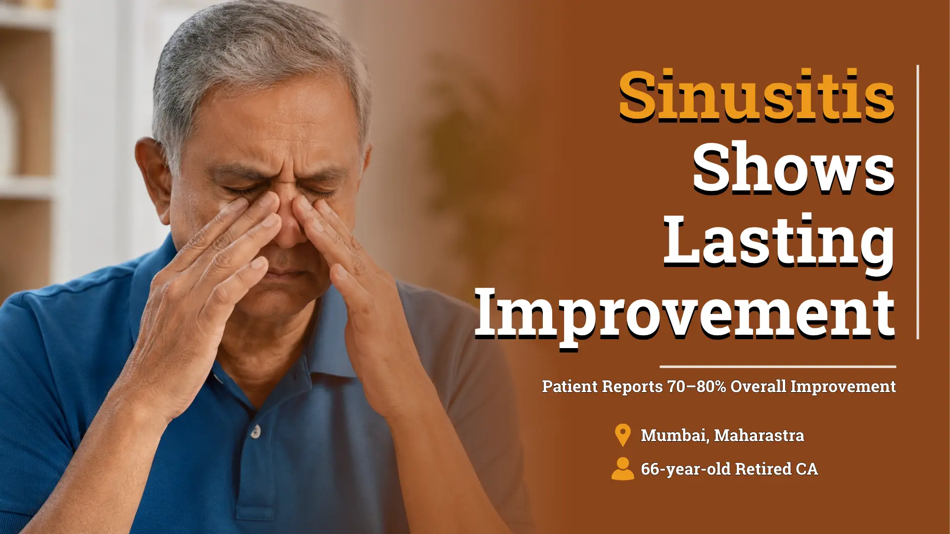 Chronic Sinusitis Since 1990 Improved With Homeopathy at Life Force