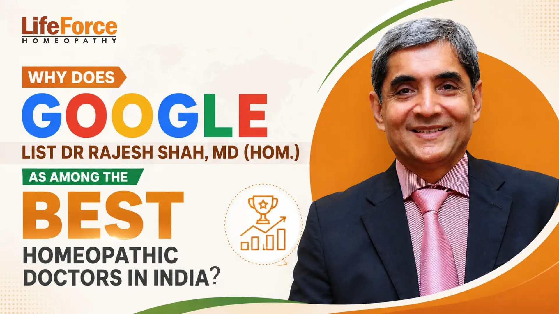 Why Google lists Dr. Rajesh Shah, MD, among the best homeopathic doctors in India